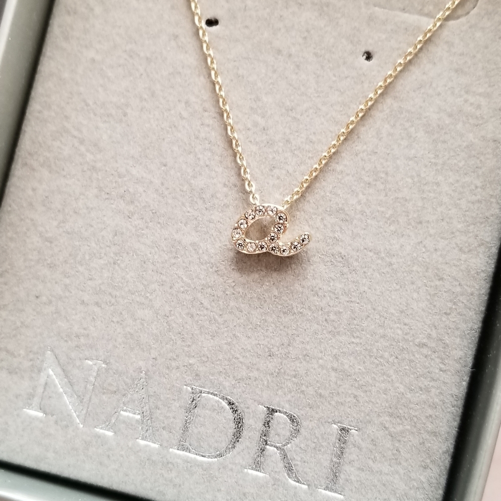 🌟HP🌟 NADRI Initial Pendant Necklace "a"